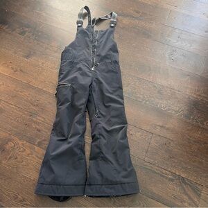 Obermeyer Anya Black Snow Bib Overalls Girls 10-12